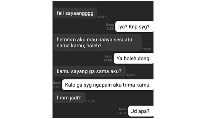 Chat Bocil Fuckboy yang bikin tepuk jidat